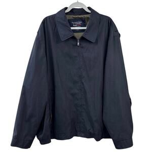 Roundtree and Yorke Travel Smart Easy Care Windbreaker Jacket Size 3XB Casual